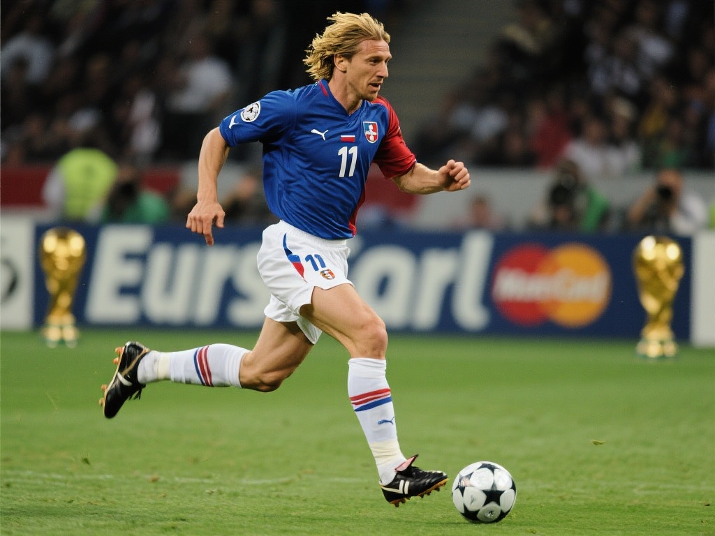 每个热爱足球的人几乎都知道，金发内德维德